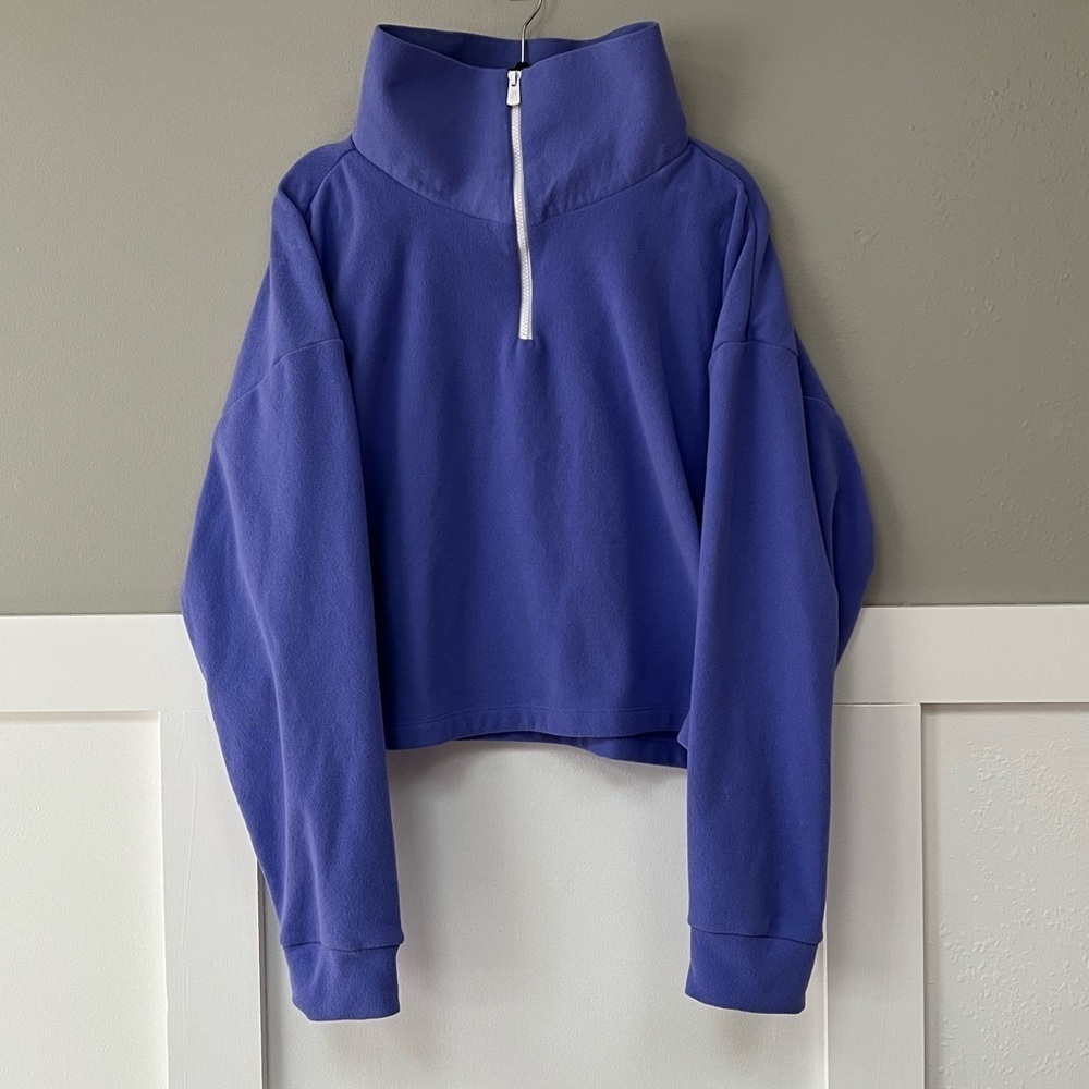 Dudley Stephens Dunning Pullover in Royal Violet - Picture 5 of 9